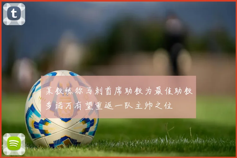 某教练称马刺首席助教为最佳助教多诺万有望重返一队主帅之位